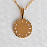 Diamond Disc Pendant