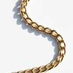 heroyne Curb Collier Gold plated