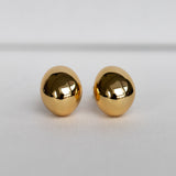 Oval Dome Earrings