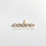 Over 300 EUR - Your Gift: Gemstone Pavé Stud