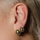 Oval Dome Earrings