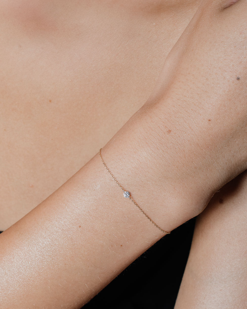 Pierced Diamant Armkette